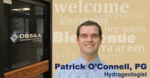 Hydrogeologist Patrick O'Connell