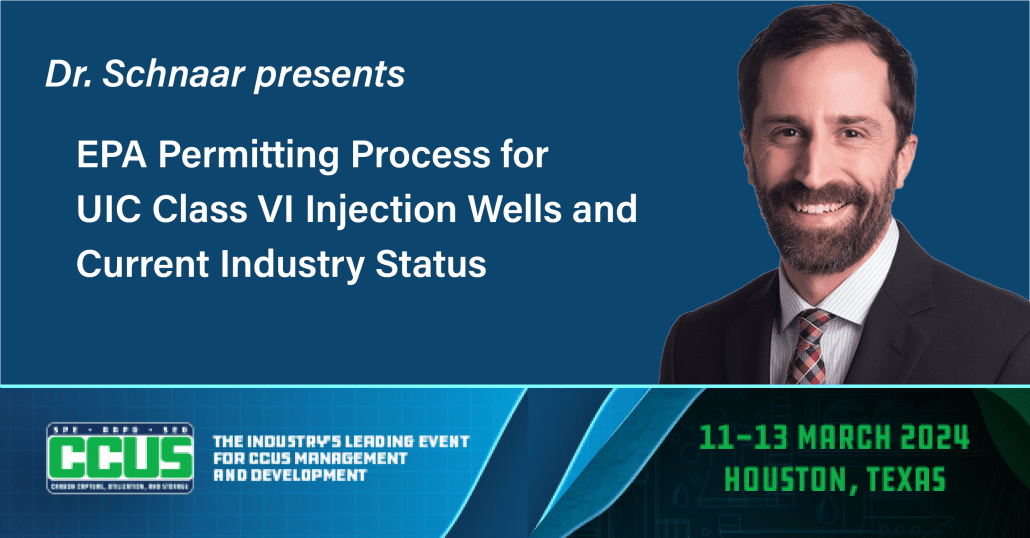 Sr. Schnaar 2024 Carbon Capture, Utilization, and Storage event 