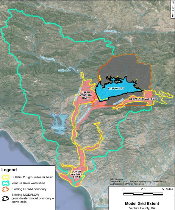 Ventura River Integrated Groundwater/Surface Water Model - California