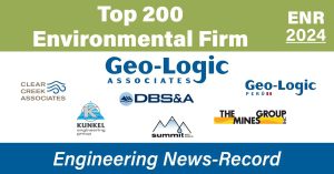 Geo-Logic Associates (GLA) was ranked #134 (up from #137) on the 2024 Engineering News-Record (ENR) Top 200 Environmental Firms list. 